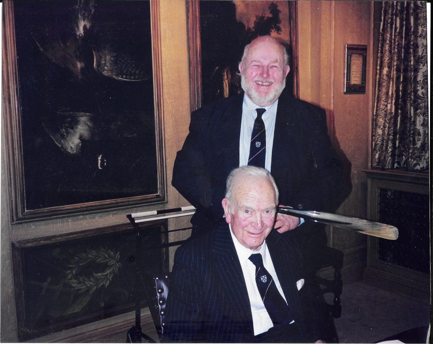With David Shephard and the Horners' ceremonial horn