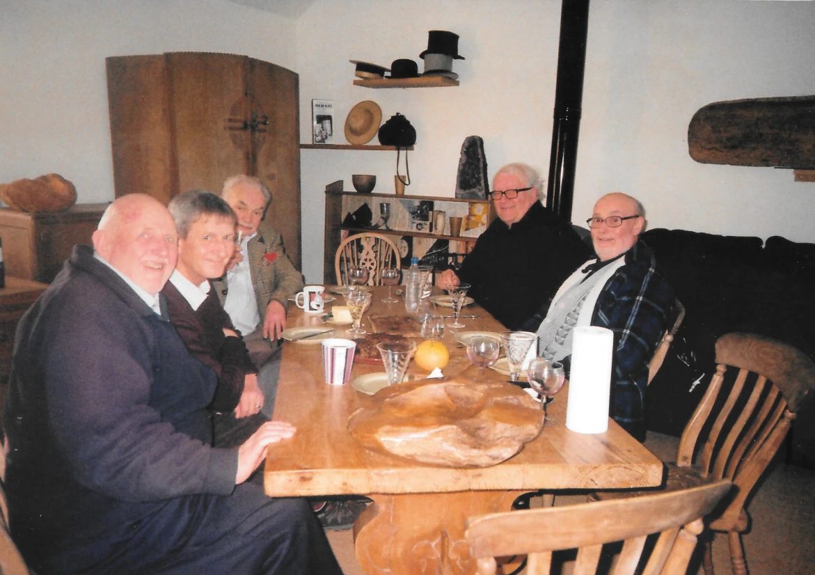 His eightieth birthday lunch