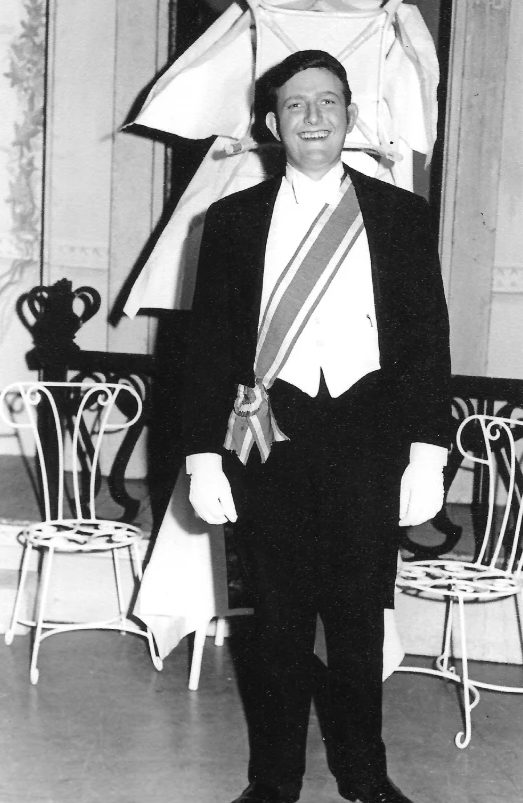 As Danilo in The Merry Widow, with the Hastleons