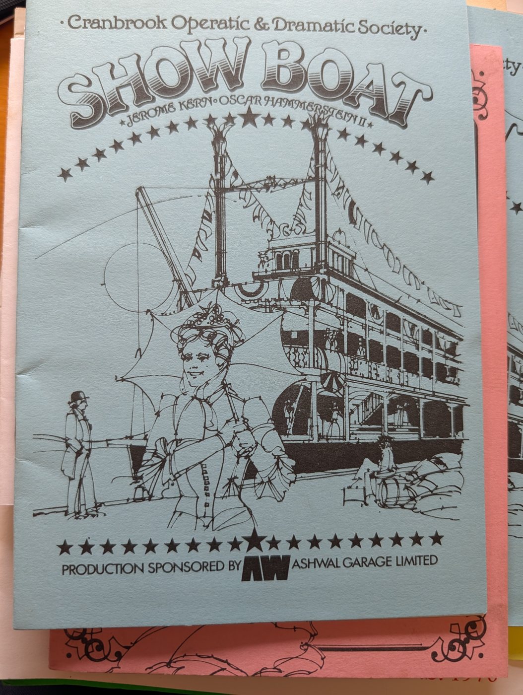 Programme cover, Show Boat, Cranbrook, 1986