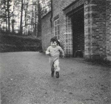 Running up the drive