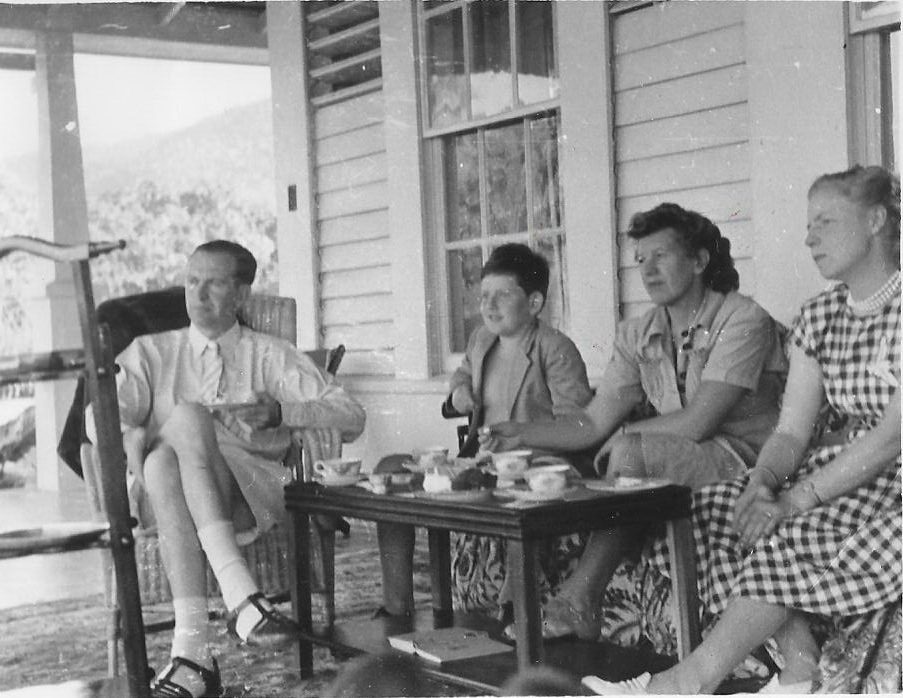 David Shephard, Jeremy, Winifred and Els Shephard