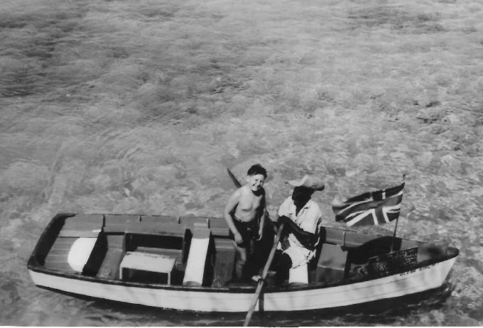 In a small boat, Jamaica